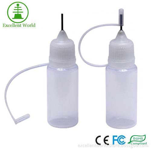 E Cigarette Eliquid Empty Bottle with Needle Cap